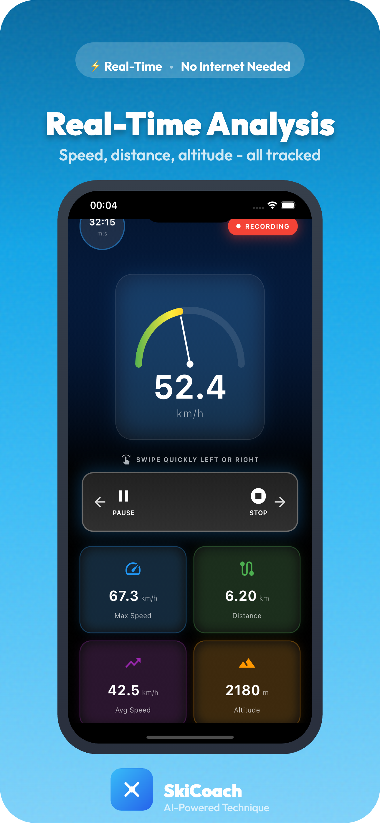 SkiCoach Live Recording